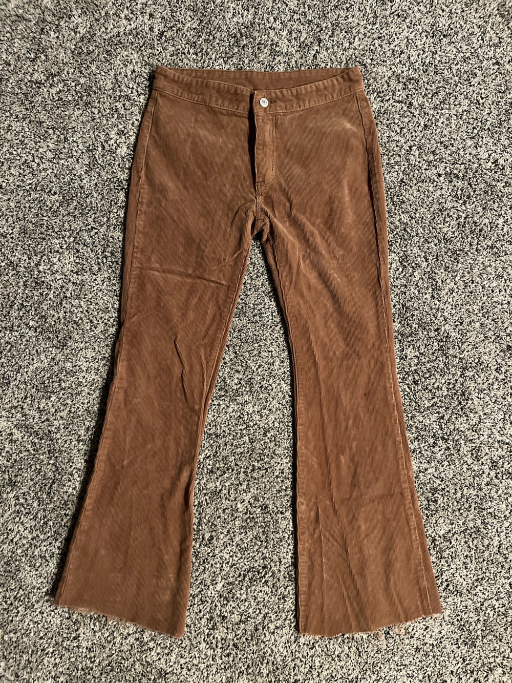 Brandy Melville Brown Flared Corduroy Jeans